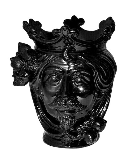 Testa moro ceramica - di,