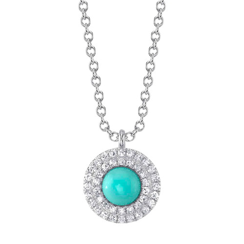14k bianco oro turchese - oro,