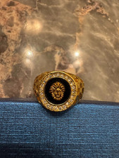 Anello colore oro hip-hop vintage hype vvs zircone tendenza unisex hype