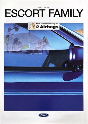 Ford escort famiglia depliant - escort,