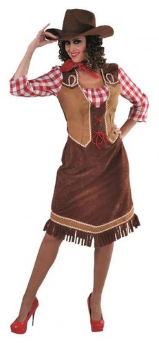Costume cow girl vestito