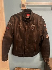 Giacca pelle Dainese Ducati vintage (grande) - Made in Italy
