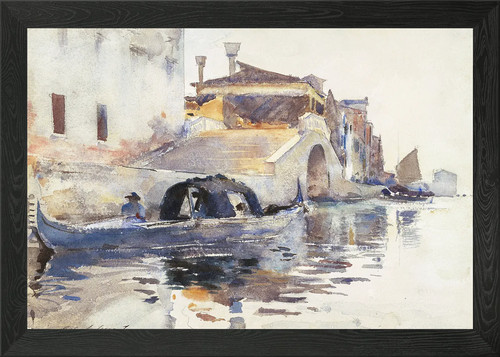 Quadro acquerello canale - , di