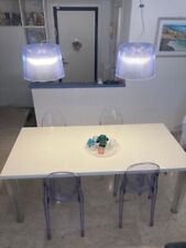 tavolo kartell + 4 sedie ghost