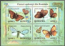 Foglio ricordo Romania -