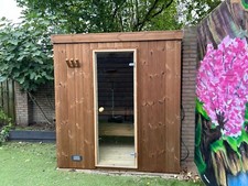 Sauna da esterno in legno