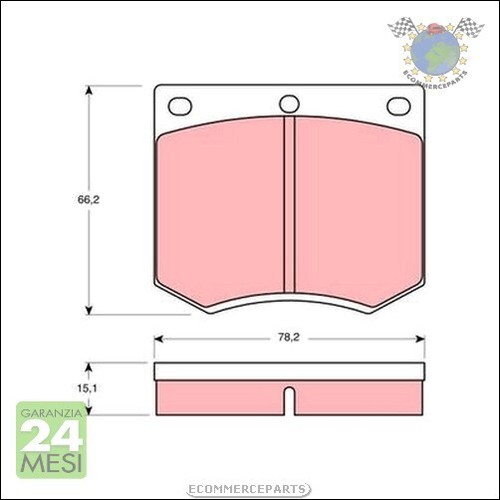 Kit pastiglie freno trw - kit,