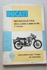 Ducati 450 Desmo Scrambler Mark3 1970 manuale uso testo FRANCESE Français