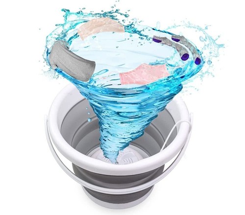 Mini lavatrice pieghevole con - mini,