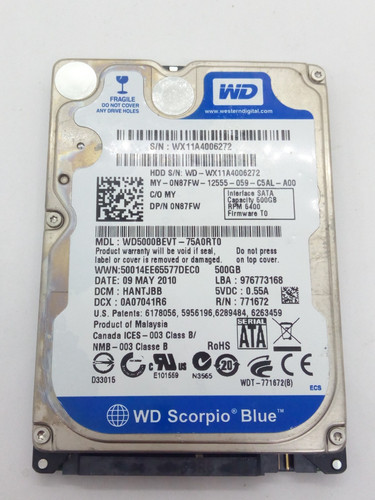 Notebook western digital - notebook,