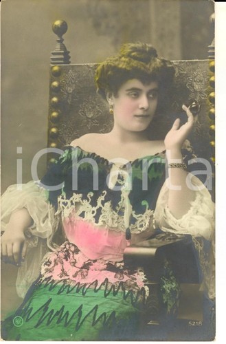 1910 teatro attrice posa su - ca,