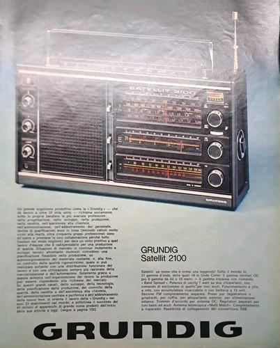 Grundig satellit 2100 radio - satellit,