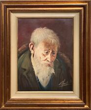QUADRO DIPINTO di TRISTANO MARCHI - anziano