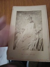 Foto D'epoca Cartonata Volto