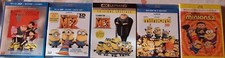 CATTIVISSIMO ME SAGA COMPLETA 3D e 4K ULTRA HD + MINIONS 3D BLU RAY + MINIONS 2