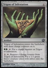MTG 2x TRIGON OF INFESTATION TRIGONO DELL'INFESTAZIONE