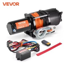 VEVOR Verricello Elettrico Veicoli Fuoristrada 12V Carico 2041kg Corda Sintetica