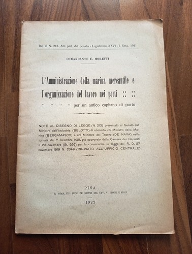 Pisa 1922 amministrazione - 1922,