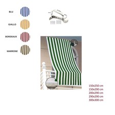 tenda da sole con anelli e 2