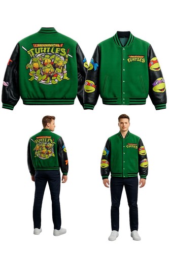 Giacca retrò turtle heroes - giacca,