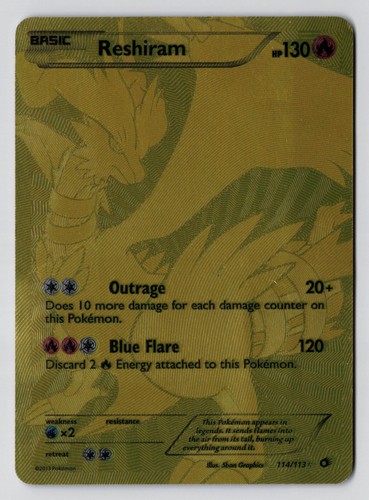 Reshiram 114 full art - full,