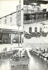 dn657 cartolina caserta citta' ristorante da peppino