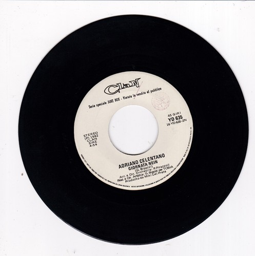 Disco giri adriano - disco,