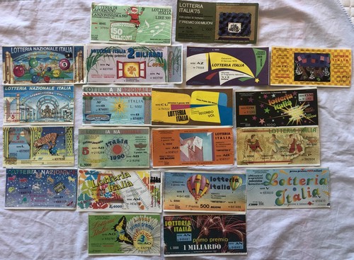 Lotto biglietti lotteria - lotto, 20