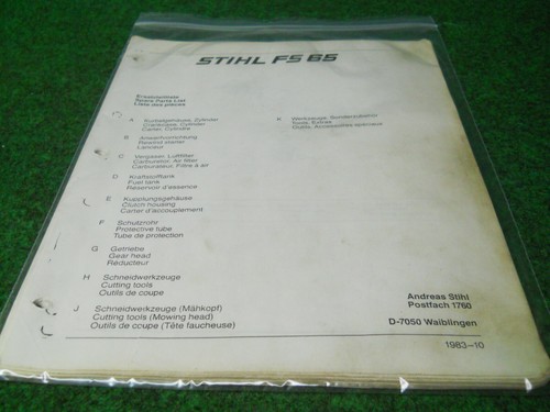 Manuale elenco ricambi