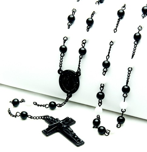Collana rosario uomo 6mm - uomo,