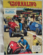 IL GIORNALINO 29 1965 FUMETTO TAZIO NUVOLARI COPPA VANDERBILT 1936