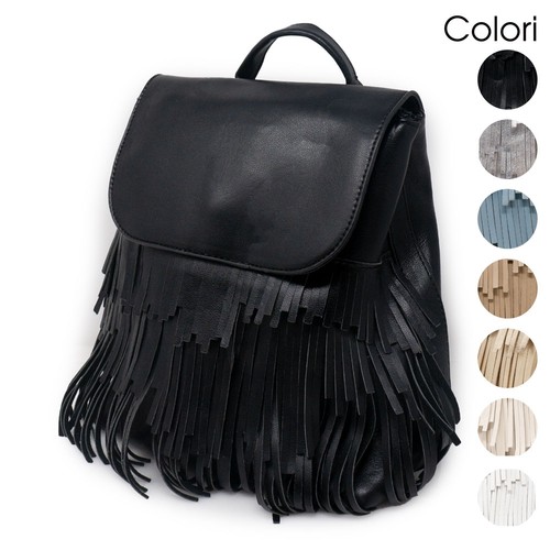 Zaino donna con - , frange