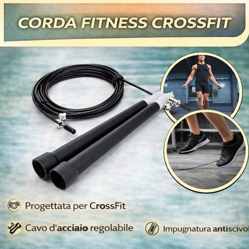 Corda saltare fitness crossfit - fitness,