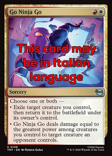 Mtg ninja exc - 4x, go