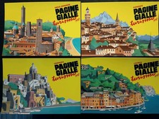 Cartoline GA 91-1/12 (Serie Completa+Busta Originale) "Pagine Gialle -Seat"