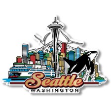 Seattle City Magnet by Classic
