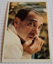 Stella della musica CHARLES AZNAVOUR foto ritratto - immagine da collezione / trading card #8067