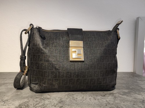 Fendi zucca pvc bag vintage - fendi,