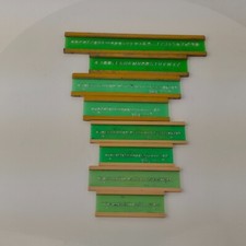 Set vintage di 8 stencil per