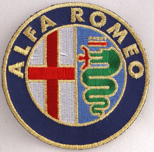 Toppa alfa romeo cucita auto - romeo,, cucita,