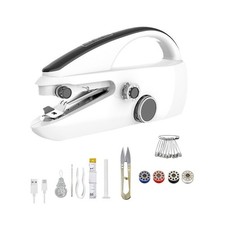 Macchina da cucire portatile elettrica USB casa viaggio riparazione automatica