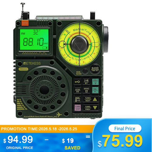 Retekess tr112 radio onde - retekess,