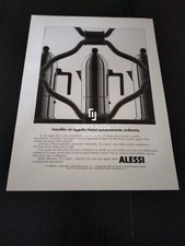 1989 ALESSI CAFFETTIERA LA CUPOLA DESIGN ALDO ROSSI VINTAGE AD PUBBLICITA