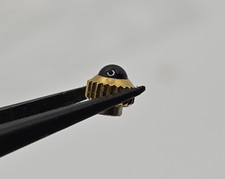 Longines corona originale vintage 817.4 placcata oro D.4mm antipolvere cabochon