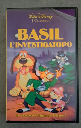 Cassette vhs walt disney basil - cassette,