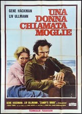 UNA DONNA CHIAMATA MOGLIE MANIFESTO GENE HACKMAN 1974 ZANDY'S BRIDE POSTER 4F