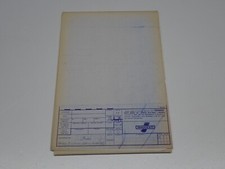 INNOCENTI STUDIO MOTORE 2 cil. 400 cc. DISEGNO ORIGINALE 1971 (7)