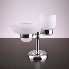 PORTA SAPONE SPAZZOLINO DA BAGNO