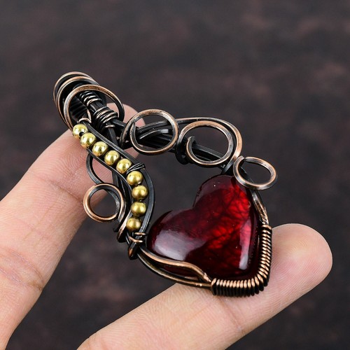 Ciondolo rame labradorite - in,