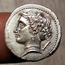 NEAPOLIS, Didracma, Argento